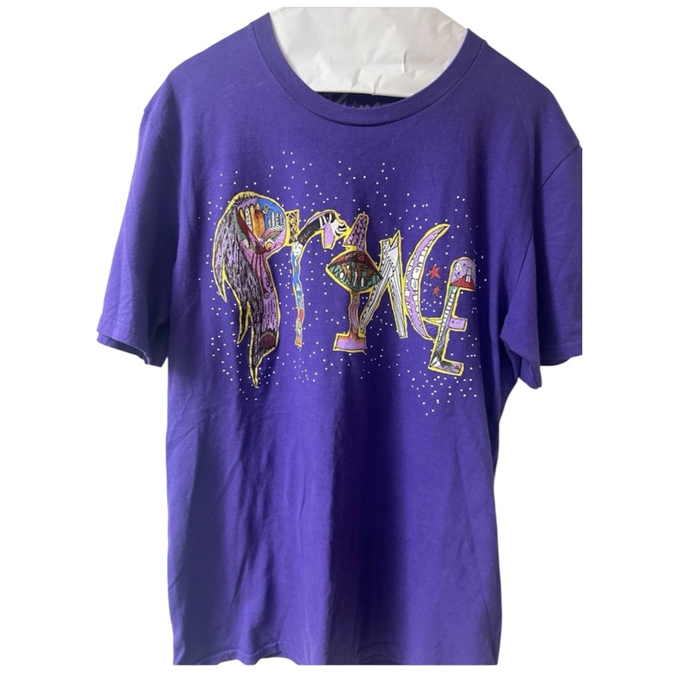 PRINCE T-SHIRT PURPLE RAIN 1999 ADULT large PARTY POP Music